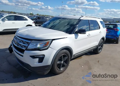 2018 Ford Explorer Xlt z USA, uszkodzony, nr VIN 1FM5K7D87JGC69562